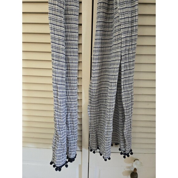 Avoca Handweavers Scarf 100% Pure Wool Gray Blue Made in Ireland - Picture 5 of 5